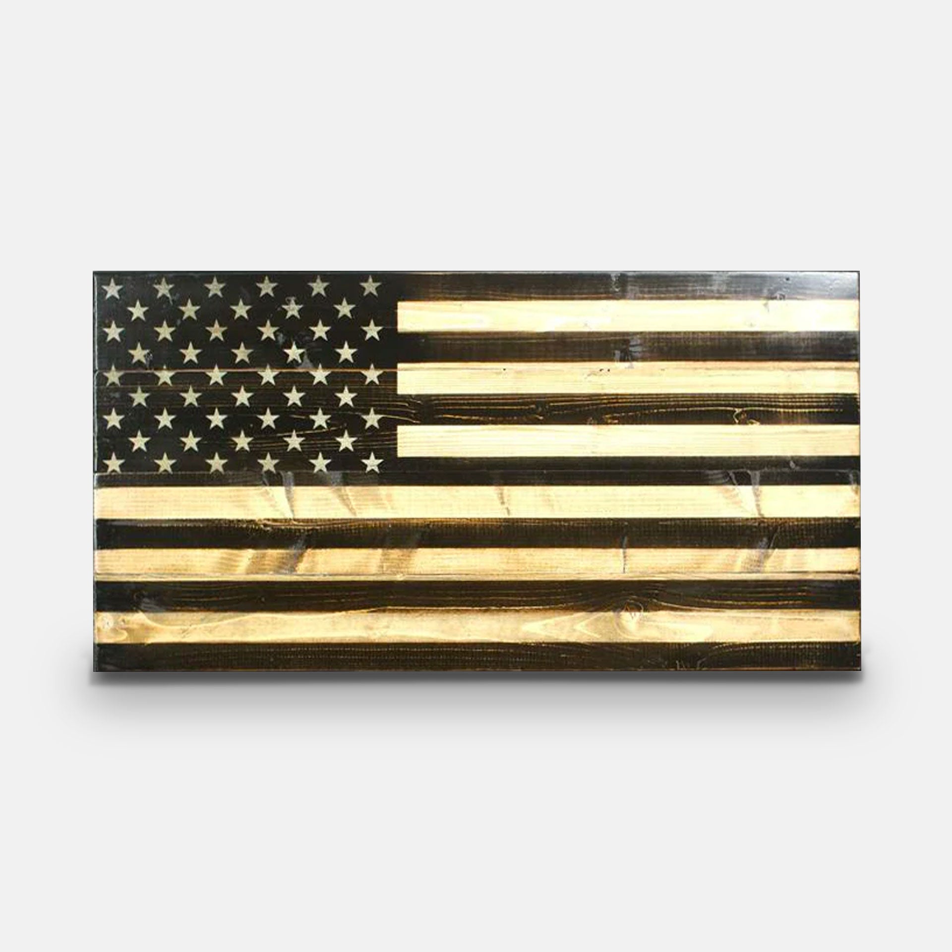 Wooden on sale American Flag