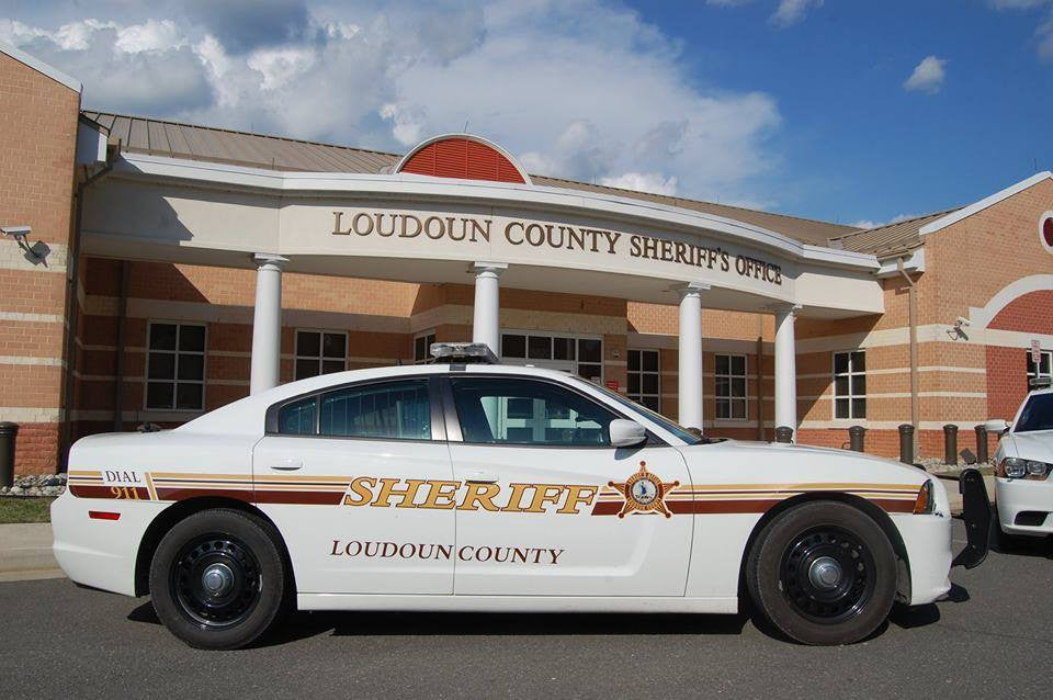 LCSD - Loudoun County Sheriffs Department - Flags Of Valor - Thin Blue Line Wooden Flag