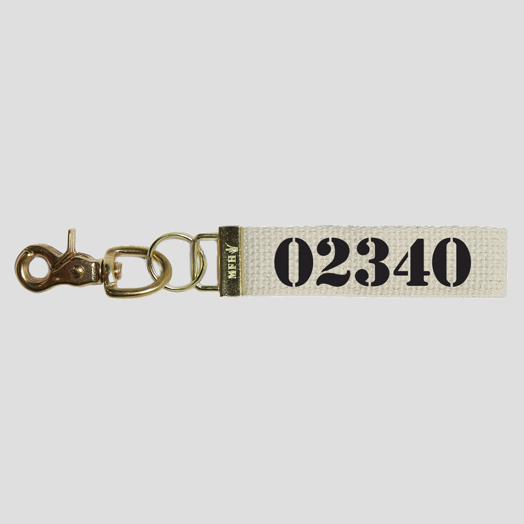 Your Zip Code Keychain