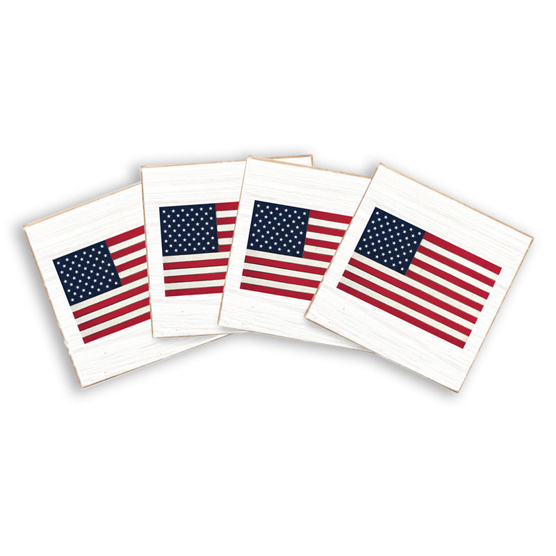 Wooden American Flags - Combat Veterans - Flags of Valor Made in USA