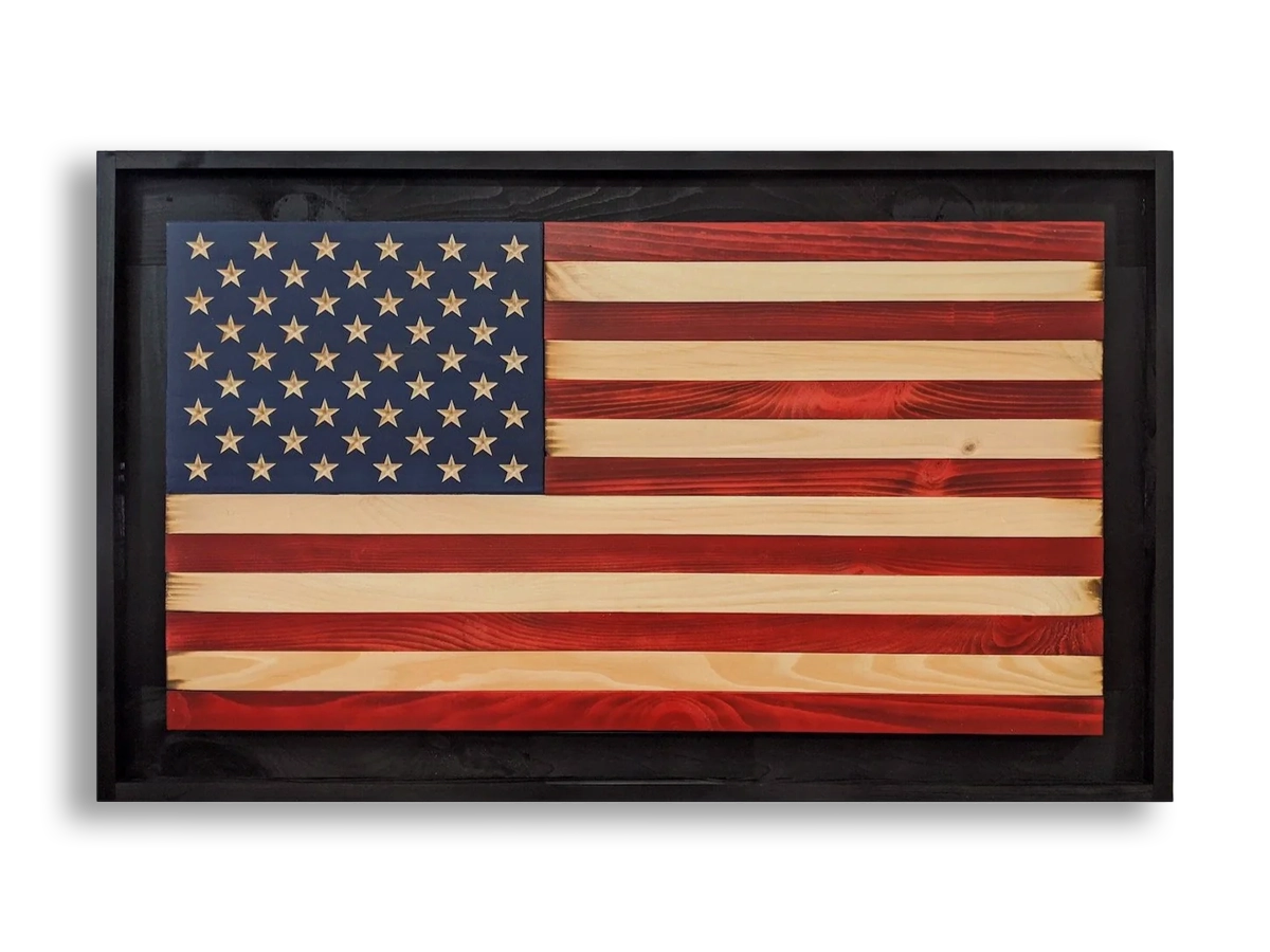 Liberty Series - Wooden American Flag