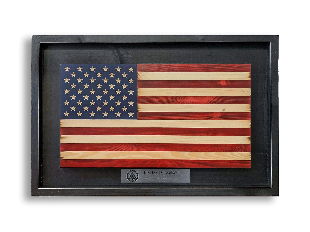 Liberty Series - Wooden American Flag