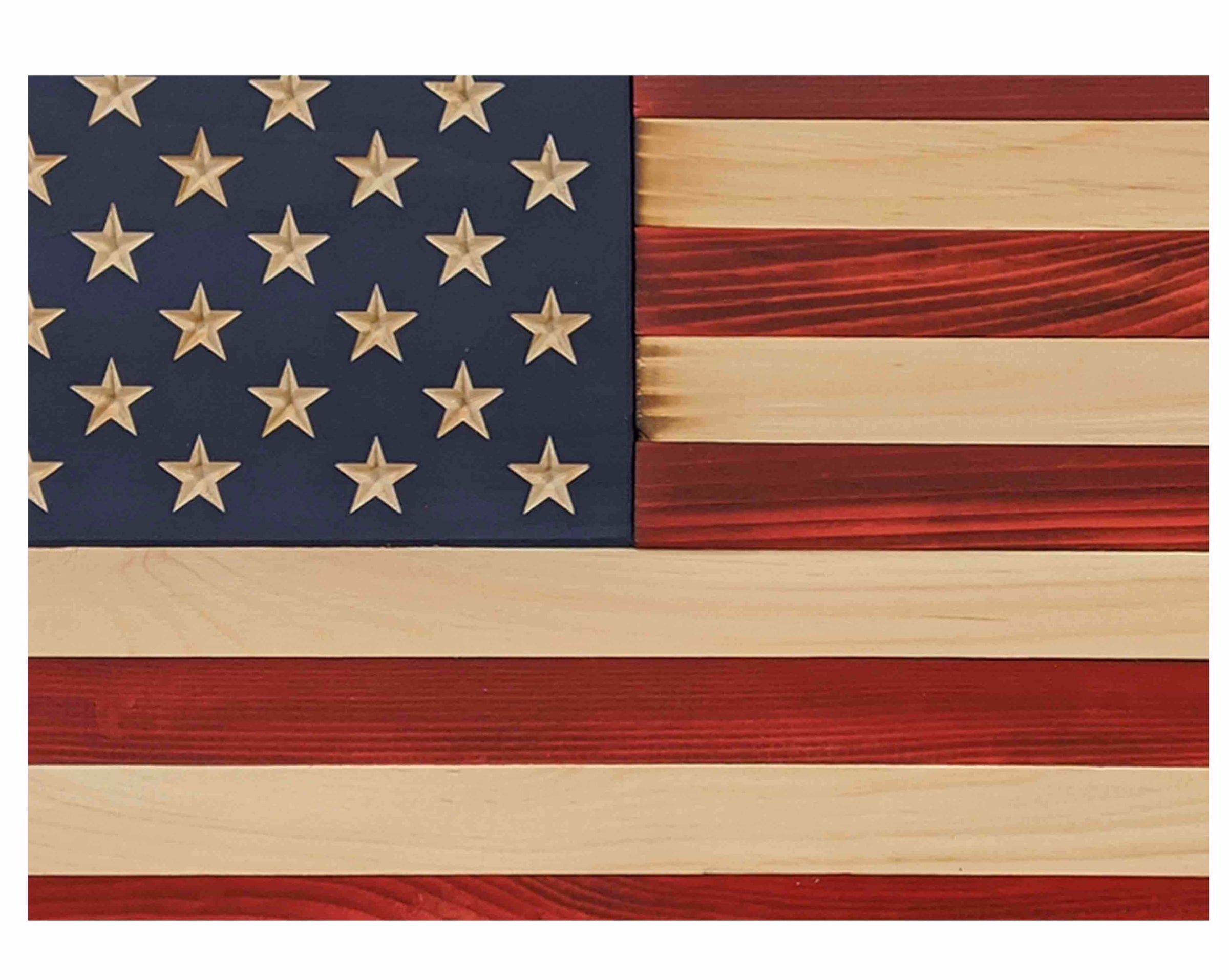 Wooden American Flag | Liberty Series by Flags of Valor